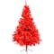 Northlight; Northlight 6ft. Unlit Scarlett Red Pine Artificial Christmas Tree; Category:Shop All Christmas Trees; Image:2